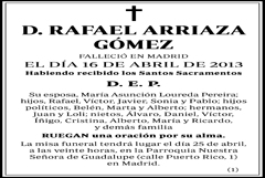 Rafael Arriaza Gómez